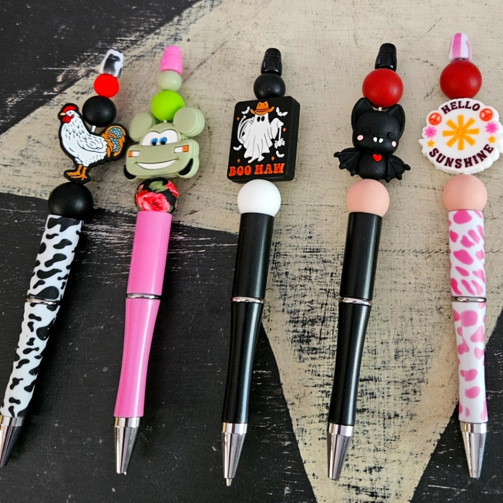 Beaded Focal Pens